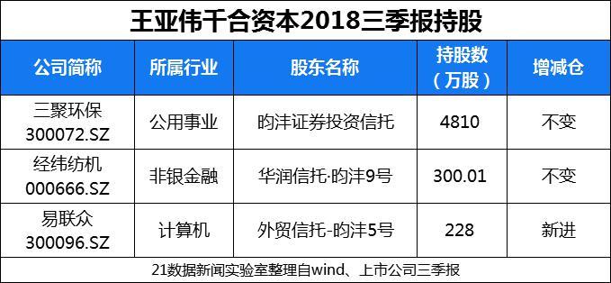 王亚伟最新持股动向全面解析