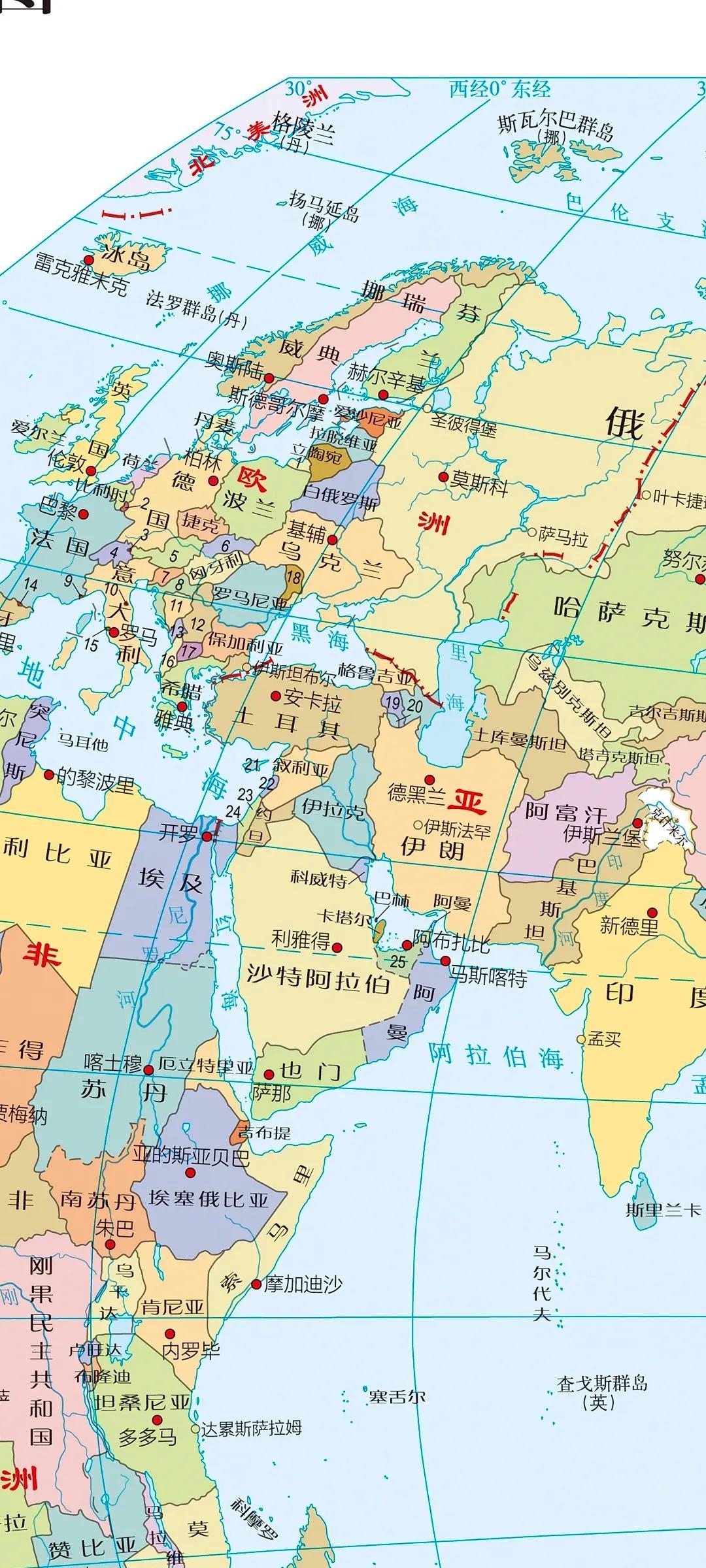 最新高清世界地图，揭开地球新篇章的神秘面纱